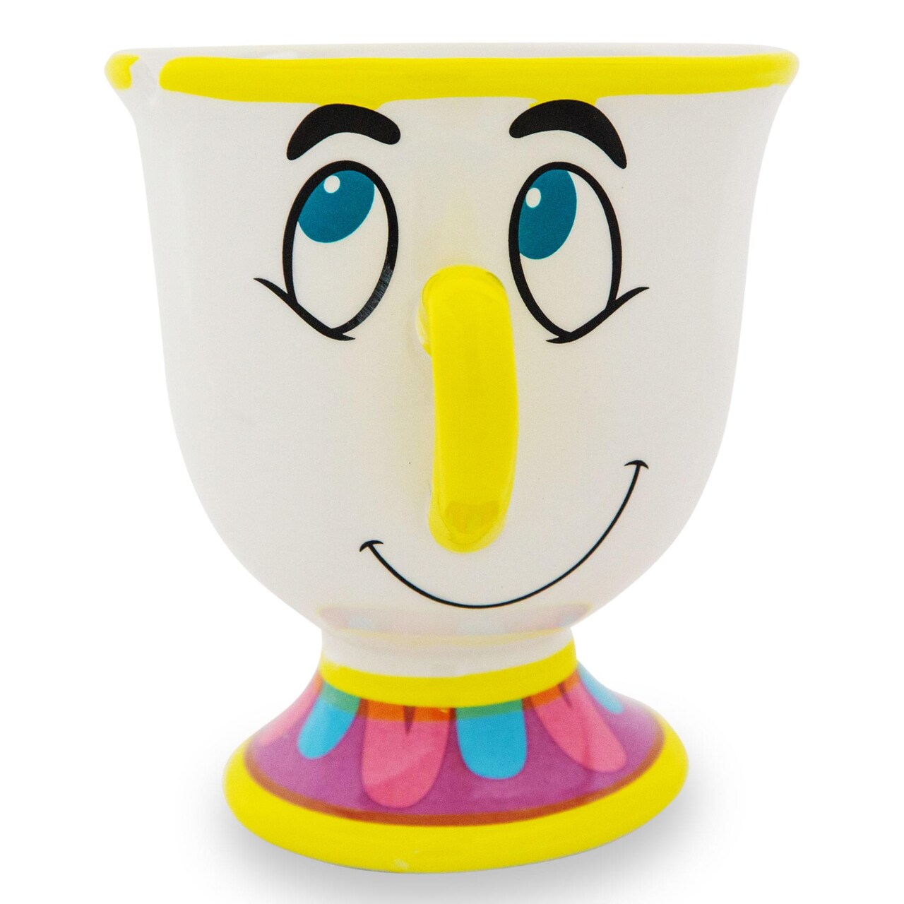 Disney Beauty and the Beast Chip 3D Sculpted Ceramic Mug | Holds 18 Ounces